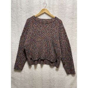 Parker’s Women's XL Multicolor Sweater Multicolor Knit Pullover Sweater Thick